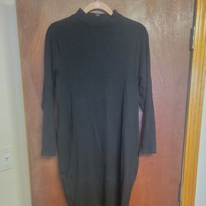 EUC Black mock neck bodycon dress